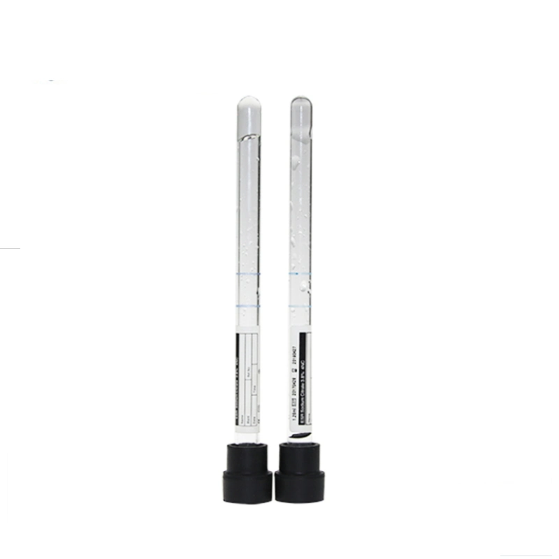 Tubo de ensayo de la sangre del color 1.28ml Westergren ESR del negro del laboratorio de la clínica