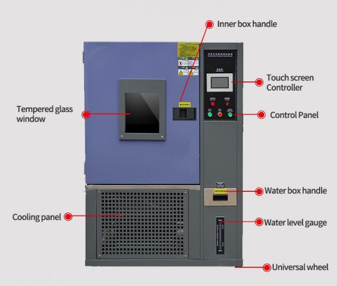 Temperatura de SUS304 5KW y cámara de la humedad, cámara a prueba de polvo 0 de la prueba material
