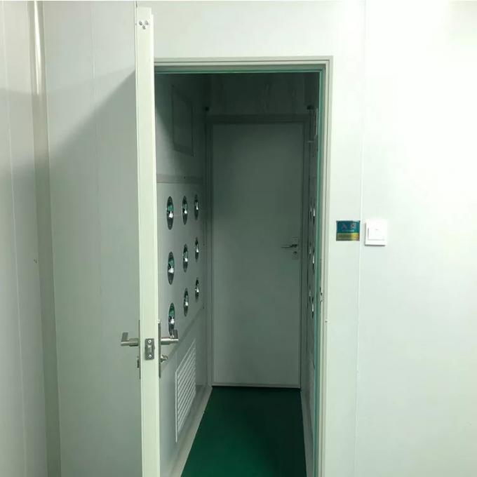 OEM de rociadura de acero del sitio limpio de la ducha de aire del clima para la óptica electrónica 2