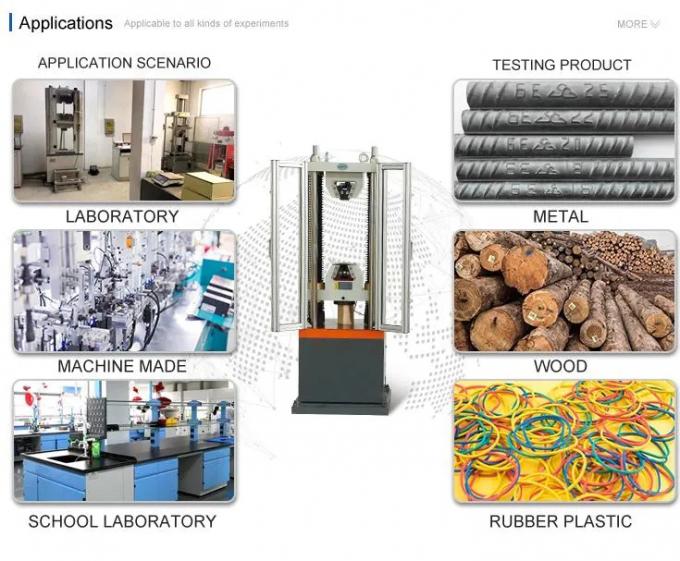 OEM extensible hidráulico 1 de la máquina de prueba del universal del servocontrol de la máquina de prueba