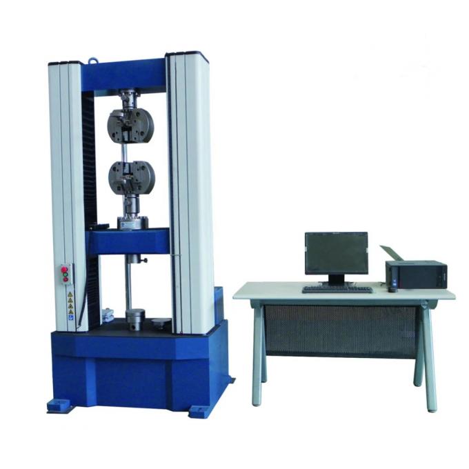 máquina de prueba universal electrónica 100kn con el horno de alta temperatura 0