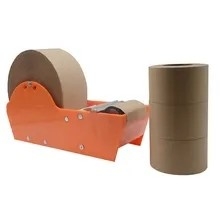 Nueva protección del medio ambiente de la cinta de encargo de Logo Printing Kraft Paper Packaging
