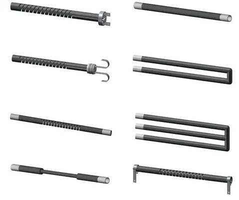 Calefacción eléctrica Rod Silicon Carbide Heater del carburo de silicio del horno