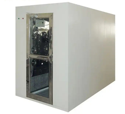 Ducha de aire automática del recinto limpio del soplo, sitio de ducha de aire con la puerta de oscilación del dispositivo de seguridad