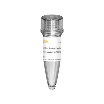 Escalera del marcador de la proteína de III 12-190KDa Prestained para la electroforesis del gel