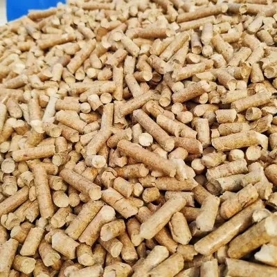 Diversa longitud hace tabletas la pelotilla de madera del serrín presionado natural