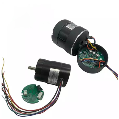 12v 24v 36v 48v CC sin escobillas Motor de engranaje planetario Engranaje cónico de poco ruido 57MM