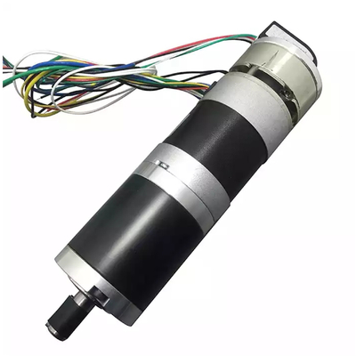 12v 24v 36v 48v CC sin escobillas Motor de engranaje planetario Engranaje cónico de poco ruido 57MM
