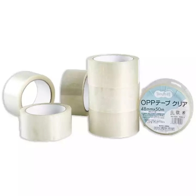 Cinta adhesiva transparente de embalaje BOPP 0.035mm-0.090mm