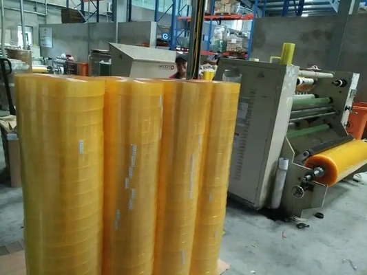 Logo Acrylic Clear Packing Tape de encargo, cinta clara adhesiva del OEM