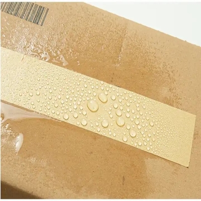 OEM de cinta de papel de Kraft del arte auto-adhesivo de encargo de Logo Printed Kraft Packaging Tape