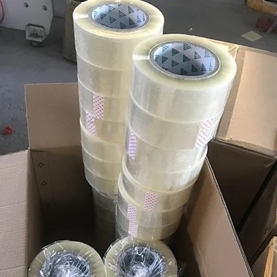 Caja del palillo del cartón que mueve la prenda impermeable fuerte OPP de la cinta que embala transparente