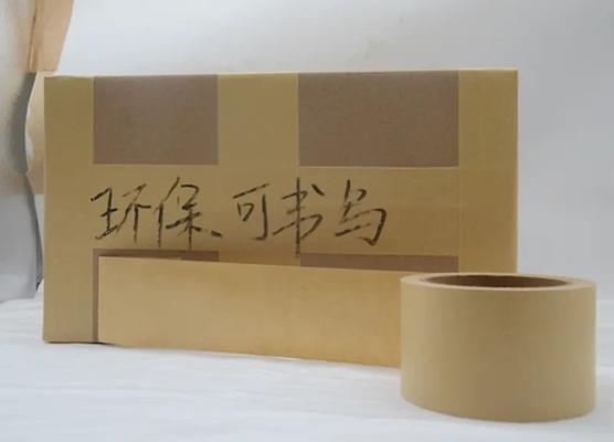 Nueva protección del medio ambiente de la cinta de encargo de Logo Printing Kraft Paper Packaging