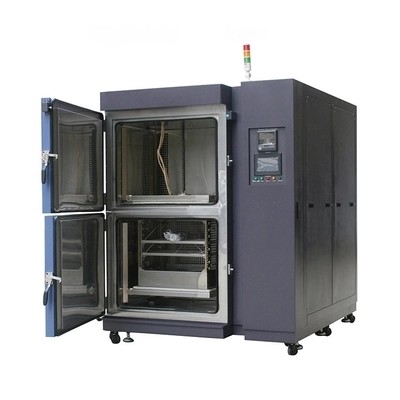 Cámara 220v 50hz de la prueba de choque frío y termal de la Tres-caja de la alta precisión