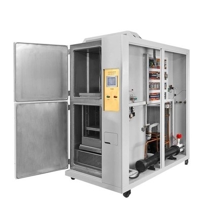 Cámara 220v 50hz de la prueba de choque frío y termal de la Tres-caja de la alta precisión
