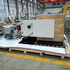 Simulación del control informático de máquina de prueba de fijación con abrazadera de empaquetado de la fuerza