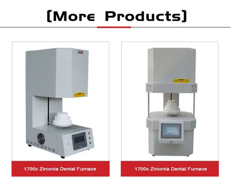 Control de la temperatura inteligente dental del horno de sinterización de la dentadura del laboratorio 1300℃