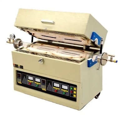 1200℃ el horno de tubo de la zona de temperatura de la temperatura alta tres puede ser modificado para requisitos particulares