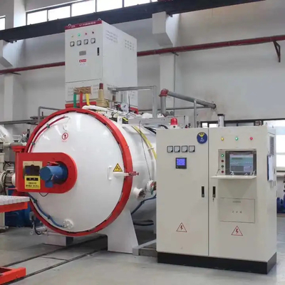 Horno de sinterización el presionar caliente del vacío de la calefacción del carburo 300 toneladas