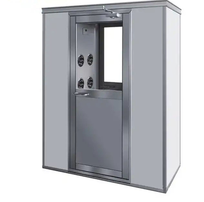Ducha de aire automática del recinto limpio del soplo, sitio de ducha de aire con la puerta de oscilación del dispositivo de seguridad