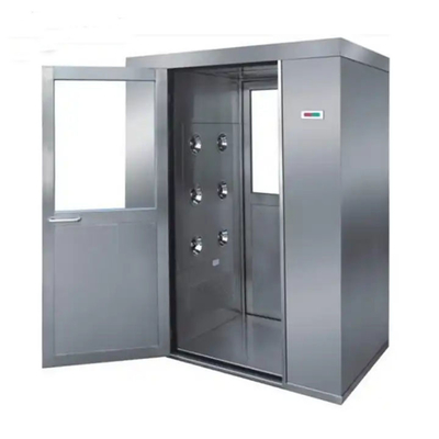 Ducha de aire automática del recinto limpio del soplo, sitio de ducha de aire con la puerta de oscilación del dispositivo de seguridad