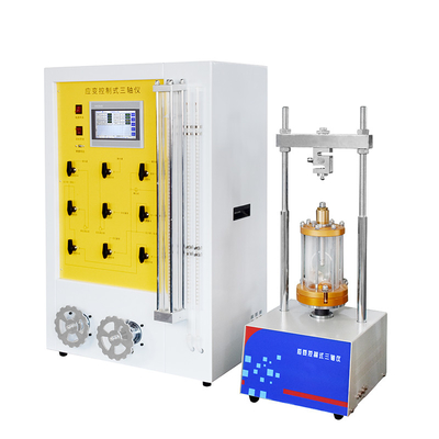 Filtre el aparato triaxial controlado para la fuerza de prueba de la muestra del suelo