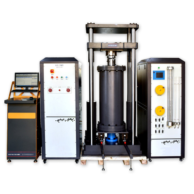 Modelo triaxial GSA-974TB 300x300x600m m del aparato de la prueba de la roca y del suelo grueso