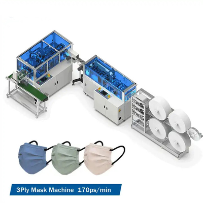 Velocidad máxima 170/minuto de la máquina disponible automática de la máscara