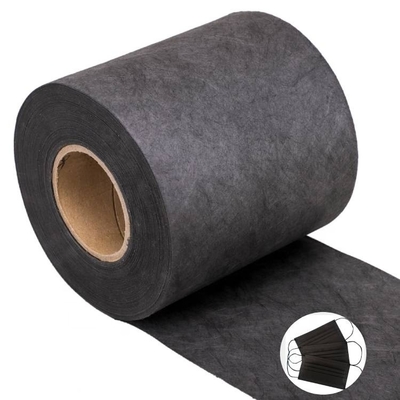 Fabricantes no tejidos Derretimiento-soplados negro de la tela usados para las máscaras, máscaras faciales