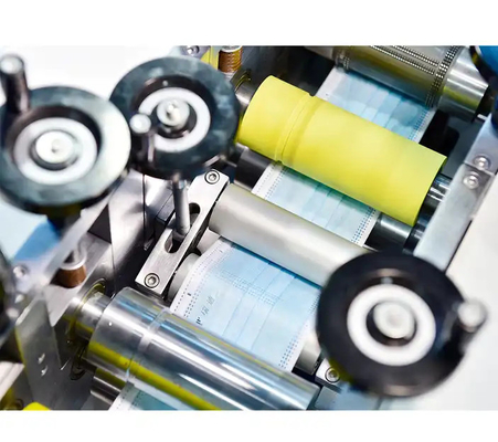 Velocidad de fabricación de la máquina de la máscara médica disponible automática
