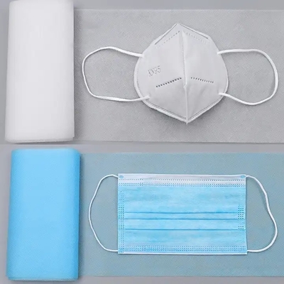 Tela no tejida biodegradable de Spunbond del poliéster del animal doméstico para la máscara médica