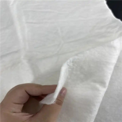 Productos blancos 50 ~ el 100m del pigmento de la tela no tejida de bambú del 100%