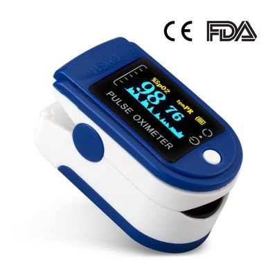 Pulso casero Rate Monitor Oled Display del ABS 128*64 de la yema del dedo del oxímetro portátil del pulso