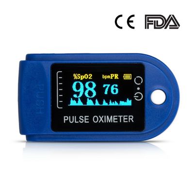 Pulso casero Rate Monitor Oled Display del ABS 128*64 de la yema del dedo del oxímetro portátil del pulso