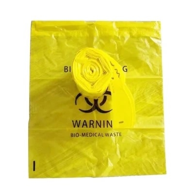 Bolsos de basura del Biohazard disponible biodegradable del LDPE/del HDPE
