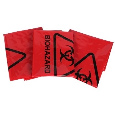 Bolsos de basura plásticos médicos del Biohazard del PE para el hospital/el laboratorio